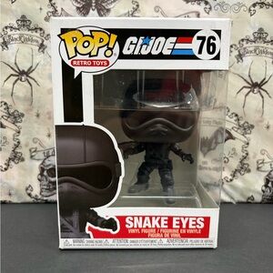 G.I. Joe Snake Eyes Funko Pop Vinyl Figure Retro Toys 76 SCUFFED